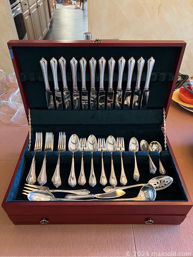 MaxSold Auction: This online auction includes furniture such as a dining table set, china hutch, dresser, Crate & Barrel patio table set, Heywood Wakefield wicker chairs, side tables, Midcentury tables, Palliser leather chair, Arhaus recliner chair and others, lamps, wall art, books, Native American pottery, decor, kitchenware, small kitchen appliances, vintage bar beverage dispenser, brass items, Lladro, flatware, linens, electronics, handmade quilts, Jon Val coats, tools, cleaning supplies, picture frames, newspaper clippings, Calloway and other golf clubs, seasonal decor, garden supplies and much more!