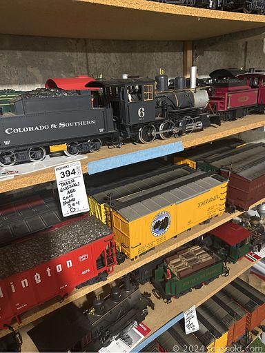 MaxSold Auction: This online auction features train engines, cars, track & accessories, freezer chest, golf clubs & accessories, Avon Cape Cod Collection, small kitchen appliances, watches, digital keyboard, vinyl records, Viking glass, area rugs, vintage animal figurines, sports memorabilia, sewing machine, jewelry, cameras, printer, puzzles, toys, Swarovski, lawnmower, ride-on mower, exercise equipment, power tools, yard tools,  and much more!