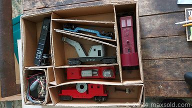 MaxSold Auction: This online auction includes a Streamline electric track train set, tools, hardware, Dale Earnhardt memorabilia, Nascar memorabilia, inline duct fans, books, toys, rugs, aquariums, vintage bicycles, punching bag, suitcases, servingware, small kitchen appliances, 22” Dell monitor, poker chips and more!