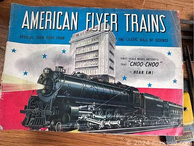 MaxSold Auction: This online auction includes furniture such as an Adirondack glider, patio chairs, chest of drawers, storage cabinet, table and others, organizing bins, vintage Wonder Horse ride on, vintage Fisher Price, Barbies, Cabbage Patch and other dolls, Hot Wheels, Playmobil and other toys, silverplate, pet items, pottery, board games, American Flyer train set, seasonal decor, fans, clothing, shoes, 1970s Canon AE-1 camera, DVDs, tools, hardware, lamps, craft supplies, figurines, books, vintage croquet set, mobility aids and much more!