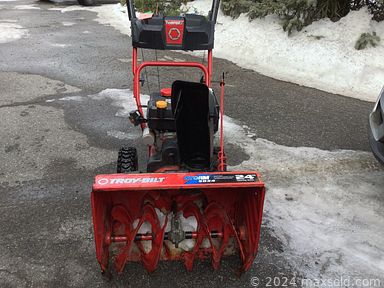 MaxSold Auction: This online auction features vintage gold jewelry, sterling silver jewelry, vintage watches, Tiffany-style lamps, Judaica, vintage hurricane lamp, teacup/saucer sets, desks, exercise equipment, area rug, snowblower, yard tools, folding bicycle, TVs, Bunnykins, small kitchen appliances, vintage nesting dolls, toys, office supplies, viola, souvenir spoon collection, air hockey table, and much, much, more!!!