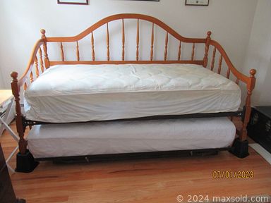 MaxSold Auction: This online auction 2011 SUBARU Forester features Fleuron France silverplate, Baccarat crystal vase, art glass, pocket watches, perfume bottle, art books, teacup/saucer sets, Stiffel lamps, room divider, trundle bed, area rugs, Precious Moments figurines, hurricane lamp, games, computer desk, fishing gear, costume jewelry, plumbing supplies, garden tools, pressure washer, garden art, bike, BBQ grill and much more!