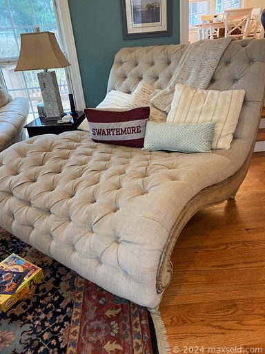 MaxSold Auction: This online auction features patio furniture, small kitchen appliances, china cabinet, teacup/saucer sets, leather chair & ottoman, table lamps, area rugs, double chaise lounge, art glass, games, puzzles, sectional sofa, exercise equipment, pet products, vinyl records, DVDs, office supplies, new beauty products, craft supplies, saxophone, stained glass supplies, sports equipment, rolling tool chest, mini-fridge and much more!