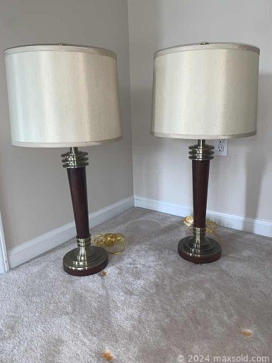 MaxSold Auction: This online auction features art glass, area rugs, stained glass lamp, sports prints, wedding decorations, TV, movie posters, nesting dolls, game table, lawn games, sports equipment, vintage Pyrex, small kitchen appliances, beach cruiser, yard & hand tools, Macbook Pro, telescope and much more!