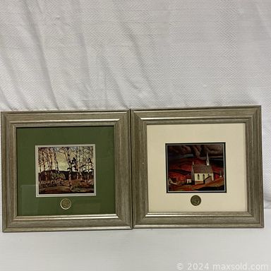 MaxSold Auction: This online auction features canvas paintings, print on canvas, oil painting, framed prints and paintings, Ukulele Group Of Seven prints, Hardy Boys novels, Antique Gansu flying horse figurine,  Lilliput lane collectible, vases, bread machine, Xbox, mantel clock, candle holder, Trigammon game, 3D Illusion mask, D-Link router, Saxophone, nesting dolls and much much more!