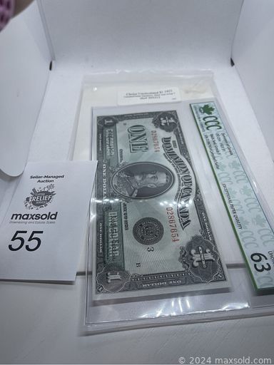 MaxSold Auction: This online auction includes jewelry such as a gold chain with cross, Joan Rivers jewelry, Camrose & Kross necklace, Tagliamonte Intaglio and other rings, Nolan Miller brooch and others, buffet and hutch, books, coins such as a 2013 Warbird Silver Shield, 1999 The Santiago Dollar, 2015 Reindeer and more!