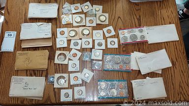 MaxSold Auction: This online auction features stand mixer, bird figurines, grandfather clock, stair lift, BBQ grill, paint supplies, medical supplies, yard tools, upright freezer, power & hand tools, coins, stamps, costume jewelry, guitar, sewing machines, area rugs, printer, board games, mini-fridge, vintage blue glassware, antique wall clocks, live plants, small kitchen appliances, leather furniture, Navy collectibles, TV, wicker furniture, and much more!!