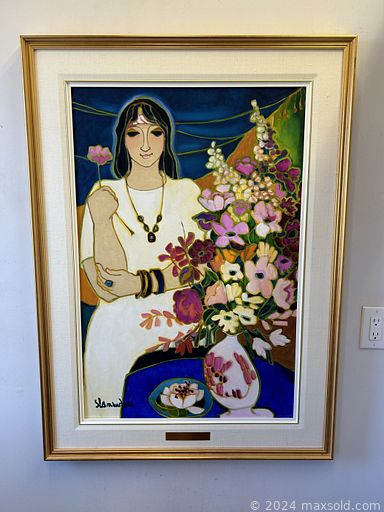 MaxSold Auction: This online auction features Paul Wysmyk woodcut, art glass, Lindsay Anderson oil painting, vintage uranium glass, driftwood bookends, vintage stained glass accent lamps, Evesham, art pottery, teacup/saucer sets, Folk Art wood carving, art books, antique carnival glass, vintage Pyrex, McCoy planter, glass Christmas ornaments, and much, much, more!!!