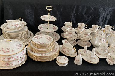 MaxSold Auction: This online auction features silver, gold,  & estate costume jewelry, pearls, teacup/saucer sets, banknotes, Royal Doulton figurines, Carnival glass, Asian vase, wood carvings, cast iron doorstops, character mug, binoculars, area rugs, suit of armour, Lusterware, Hummels, Depression glass, antique stoneware, vintage mining lamp, Tiffany-style lamp, Swarovski figurines, stereo components, vintage cloisonne, vintage coin banks, antique bottles, vintage advertising collectibles, snuff bottles, original paintings, horse brass, antique four poster bed frames, sewing machine, saxophone, guitar, soapstone seals, and much, much, more!!!