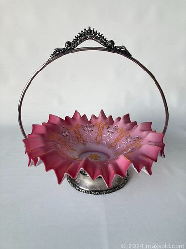 MaxSold Auction: This online auction features vintage Persian area rug, vintage sterling jewelry, coins, teacup/saucer sets, milk glass, cut crystal serving pieces, cranberry glass, Dresden china, souvenir spoons, art glass, Carnival glass, Depression glass, biscuit barrel, art pottery, antique Nippon Moriage vase, collector plates, vintage decorative plates, Indigenous art, Cinnabar ginger jar, horse brass amulets, bookend collection, antique tins, child china tea sets, framed original artwork, games, demitasse cups, crafting supplies, antique dresser accessories, vintage Pyrex, art supplies, and much, much, more!!!n