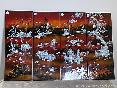 MaxSold Auction: This online auction features lacquer art, decanter set, coins, stamps, sports collectibles, costume jewelry, collectible roses, beer steins, BMP, tripods, wooden ship models, vintage bottles, vinyl records, cameras, and much, much, more!!!