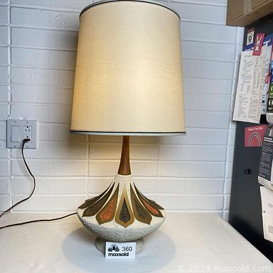 MaxSold Auction: This online auction features Vintage, Collectible and Decorative Household Auction featuring Mid Century Modern and 1970s Lamps, Fabric, Artwork including large Witco Wall Hanging, Dishware, Pyrex, Fire King, Milk Glass Mugs, Barware, Glasses, Tiki Memorabilia, Sewing and Craft items including a Vintage Singer Knitting Machine as well as new in box items and much more.