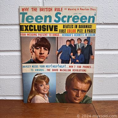 MaxSold Auction: This online auction features vintage magazines, vinyl records, comics, vintage tattoo art, vintage flat cereal boxes, vintage promotional posters, vintage iron-on transfers, vintage doll pattern books, and more!