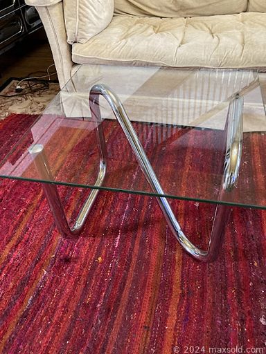 MaxSold Auction: This online auction features vintage chrome tables, totem poles, David Rowland Bentwood chairs, vintage Royal Albert Crown china, vintage magazines, vintage MCM Russell Wright dishes, teacup/saucer sets, art pottery, wood engraving and much more!