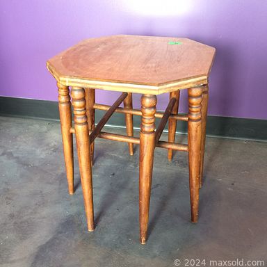 MaxSold Auction: This online auction includes furniture such as a solid wood bedframe, student desk, LEDA audio video cabinet, vintage wash basin, dining room table set, tables, nightstand, lounge chairs, captain’s chair and others, cement statue, metal hanging baskets, tire rack, electronics, bicycle, light fixtures, wall art, wheelchair, rugs, Nikken air cleaner, decorative plates, wheelchair, books and more!