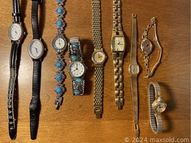 MaxSold Auction: This online auction features vintage jewelry, Gingerbread mantel clock, Mickey/Minnie watches, sewing machines, cedar chest, upright piano, vintage toys, watches, vintage tin containers, oil lamps, electric fireplace, vinyl records, vintage games, dollhouse furniture, dishwasher, small kitchen appliances, TV, office supplies, S & P shakers, patio furniture, live plants, BBQ grill, area rugs, power & hand tools, dryer, washer, sports equipment, refrigerators, camping gear, garden tools & supplies, desks, and much more!!