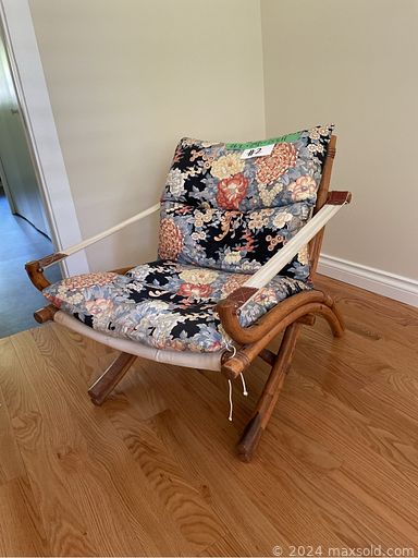 MaxSold Auction: This online auction features vintage bamboo furniture, TV, computer desk, leather recliners, teacup/saucer sets, manual lawnmower, yard tools, BBQ grill, power & hand tools, rolling tool chest, golf clubs, and much, much, more!!!