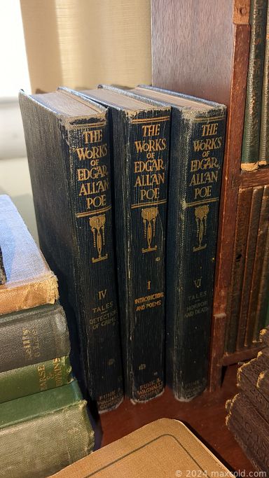 MaxSold Auction: This online auction features pool table, wall masks, hurricane lamps, decorative plates, vintage insulators, vinyl records, vintage curio cabinet, vintage secretary desk, crocks, table lamps, vintage books, upright piano, clarinet, violin, wheelchair, area rug, small kitchen appliances, office supplies, stereo components, vintage typewriter, games, puzzles, vintage children’s books, stamps, milk glass lamps, costume jewelry, yard tools, hand tools, and much, much, more!!!