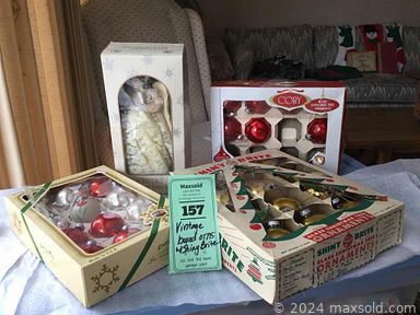 MaxSold Auction: This online auction features furniture such as a Lloyd Flanders settee, his and hers parlor chairs, dresser, bedside table, deacon’s bench, swivel chairs, side chairs, tray table, rocking chair, telephone bench, kitchen table set, queen poster bed and more, rugs, vintage rotary phones, wall art, seasonal decor, hearth decor, lighting fixtures, vanity items, swan decor, costume jewelry, wall mounted curio, enamel pans, colored glass, Lladro, Franciscan china, lotus bowls, cookbooks, cross stitch hoops and much more!