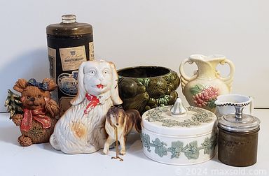 MaxSold Auction: This online auction features vintage items such as record albums, Coca-Cola, comics, advertising, glassware, home decor, framed artwork, suitcases and much more!