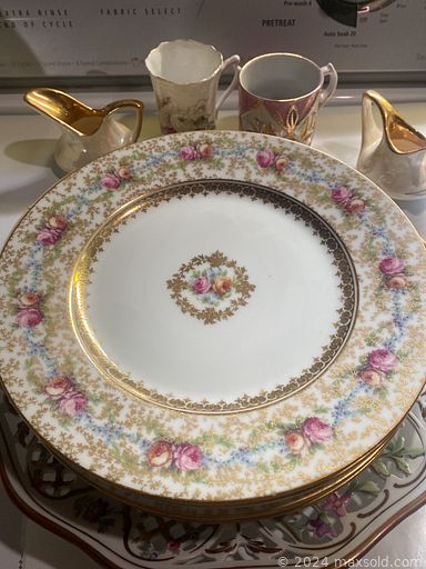 MaxSold Auction: This online auction includes furniture such as tables, chairs, china cabinets, carved wooden server, vintage wood bed, barrister bookcase, Hamilton Chicago piano, desk and others, Fostoria glassware, Royal Albert and other china, Fenton and other figurines, lamps, carved wood panels, books, mirrors, artworks, Victrola, silverplate, rain barrel, scrap wood, tools, hardware, window air conditioner, jalousie door, ladder, McCullough chainsaw, Toro snowblower, yard tools, camping supplies, garden decor and much more!