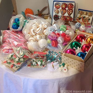 MaxSold Auction: This online auction includes Christmas decor, NIB collector dolls, furniture such as NIB entertainment center, NIB massage recliner, kitchen chairs, dining table, and tallboy dresser, glassware, NIB cookware, Technics stereo, LPs, laminate flooring, fabric and material, yarn,  Lladro, vintage toys, exercise equipment, power tools, garden decor, and much, much more!