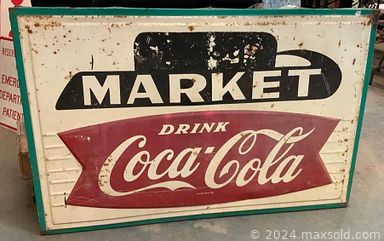 MaxSold Auction: This online auction features vintage advertising signs, antique inkwells, antique oil lamps, antique safe, antique warrior helmet, Coca-Cola collectibles, antique advertising tins, solid brass animal sculptures, antique sports equipment, Neon advertising signs, WWII memorabilia & collectibles, camera equipment, antique fire extinguishers, Victorian etagere, street vendor cart, vintage fishing reels, boat motors, vintage sports pennants and much more!