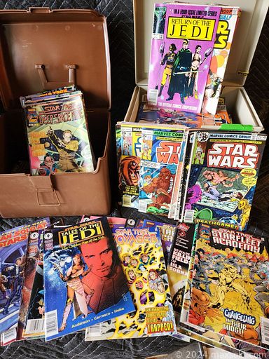 MaxSold Auction: This online auction features sewing machine, craft supplies, jewelry, games, small kitchen appliances, teacup/saucer sets, yard tools, hardware, comics, fishing gear, power & hand tools,  rolling tool chests, welder, electrical supplies, vintage refrigerator, hardware, vintage model trains & accessories, and more!