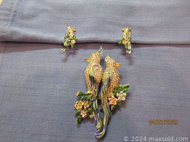 MaxSold Auction: This online auction features patio furniture, urn planters, yard tools, garden pots, garden art, carved wood sculptures, small kitchen appliances, rooster collection, Transferware, art glass, office supplies, vintage postcards, Spode figurines, decorative plates, art pottery, vinyl records, Byers carolers, quilts, antique dressers, TV, pearl ring, Fitz & Floyd collectibles, vintage jewelry, and much, much, more!!!