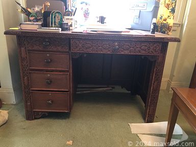 MaxSold Auction: This online auction features Kimball piano, Marvel comics, furniture such as side tables, upholstered rocking chairs, vintage desk, Sealy sleeper sofa, and cabinet with hutch, books, sports equipment, handbags, vintage toys, Judaica, kitchenware, glassware, Kodak slide carousels, costume jewelry and much more!