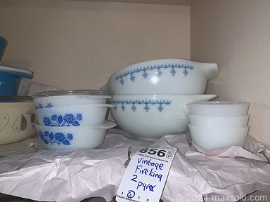 MaxSold Auction: This online auction includes Clare, Coalport, Royal Ware and other china, Dansk bakeware, Pyrex, kitchenware, silverplate, wall art, wool runner rugs, planter pots, copper kettle, Cherished Teddies, Royal Doulton figures, Swarovski, accessories, baskets, costume jewelry, mink coats, bakeware and much more!
