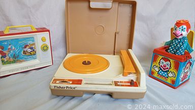 MaxSold Auction: This online auction includes vintage toys such as metal vehicles, Fisher Price, Sesame Street, Disney, Barbie and Playmobil, vintage gaming collectibles, metal signage, vintage camera equipment, footwear, art supplies, autographed sports memorabilia, costume jewelry, video game consoles and much more!