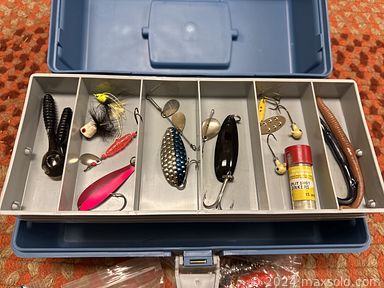 MaxSold Auction: This online auction includes furniture such as chairs, tables. Craftsman rolling tool chest and others, Trek bicycle, kitchenware, vintage Tupperware, small kitchen appliances, clocks, vintage fishing lures, board games, decorative items, boating flags, brass and other fittings, hardware, hand tools, Drillmaster drill set and other power tools, Epson flatbed scanner, shoes, accessories, wall art, James Patterson books, Ridgid shop vac, seasonal decor, tilt mirror, cleaning supplies, linens and much more!