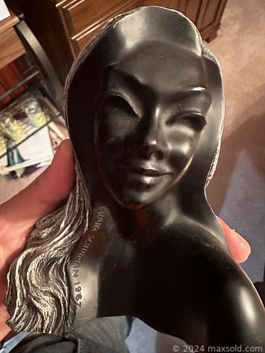 MaxSold Auction: This online auction features vintage Frank Schirman bust, Inuit art, marble sculpture, vinyl records, vintage Limoges dish set, teacup/saucer sets, souvenir spoons, art glass, wheelchairs, wall masks, TV, CDs, medical supplies, cedar chest, medical bed, costume jewelry, vintage Pyrex, small kitchen appliances, Tiffany style lamp, sewing machine, patio furniture, and much, much, more!!!