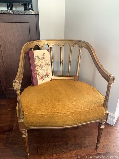 MaxSold Auction: This online auction features reproduction vintage chairs, roll top desk, area rug, corner unit, vintage velvet painting, TV, metal wall art, Tiffany-style table lamps, hope chest,  electric fireplace, French Provincial bedroom furniture, medical bed, toys, bar fridge,  bell collection, treadmill, dryer, BBQ grill, and much, much, more!!