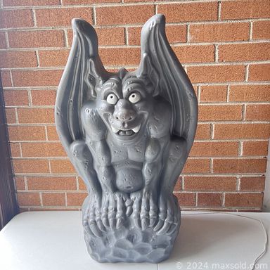 MaxSold Auction: This online auction includes a Kenmore serger, vintage crate, vintage Halloween decor, Christmas inflatables, lawn chairs, vintage MCM shelf, small kitchen appliances, hats and other accessories, lamps, vintage Risque plaster astrological sign, Mallo-Ware, vintage roller skates, glassware, photo frames, vintage ephemera, vintage soda bottles, magazines, Inuit design watches, craft kits and much more!