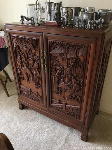 MaxSold Auction: This online auction features appliances such as Kenmore upright freezer, sterling silver such as jewelry and vintage Tiffany basket, décor such as artisan glass, original paintings, crystal, and area rugs, vintage collectibles such as WWII pieces, car racing, and tools, copperware such as pots, pans, and teapot, furniture such as workbench, sofa, and vintage wooden furniture, pewter such as salt and pepper, pitchers, steins, and figurines, outdoor furniture such as patio table and patio chairs and much more!