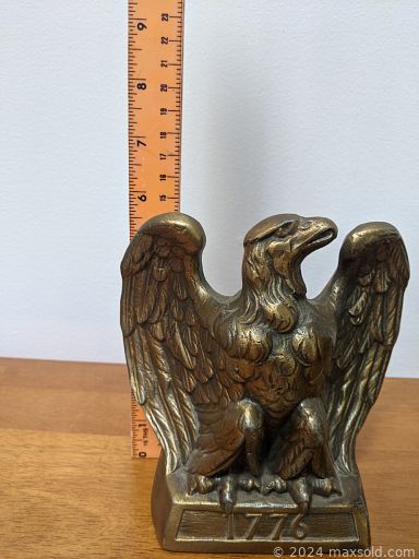 MaxSold Auction: This online auction features coin proof sets, silver coin, gold bars, vintage items such as bookends, bottles, children's books, toys, ephemera, and Alfred Gockel lithograph, original Folk Art painting, art glass, hand tools and much more!