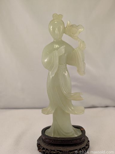 MaxSold Auction: This online auction features vintage vanity mirrors, antique flatware, perfume bottles, vintage swan planters, teacup/saucer sets, vintage jade carving, antique silver pill box, stoneware crock, stamps, sewing machine, antique lamps, sterling silver pieces, coins, and more!n