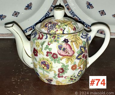 MaxSold Auction: This online auction features rattan chair, antique spool table, vintage ashtray stand, antique graniteware, vintage writing desk, mantle clock, art glass, ginger jars, vintage teapots, antique lustreware, vintage books, antique Persian carpets, vintage pewter steins, antique brass telescope, antique transferware, brass candlesticks, vintage bottles, sports collectibles, and much, much, more!!!