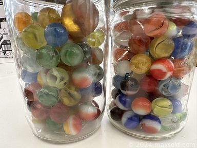 MaxSold Auction: This online auction features patio furniture, art glass, room divider panels, Belleek collectibles, art pottery, teacup/saucer sets, yard tools, puzzles, vintage toys, vintage books, fabric, yarn, crafting supplies, vintage marbles, sewing machine, TV, vintage slipper chair, skis & poles, snow thrower, collector plates, Lenox collectibles, vintage jewelry, vintage cameras, vinyl records, fitness gear, and much, much, more!!!