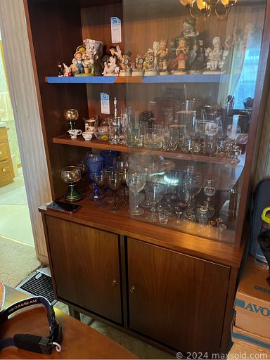 MaxSold Auction: This online auction features Disney collector glasses, vintage toys, Orioles memorabilia, vintage salt & pepper shakers, Avon perfume bottles & aftershave, vintage dolls, cuckoo clocks, glass figurines, Goebel figures, vinyl records, jewelry cabinet, small kitchen appliances, Avon 1876 red glassware, hand tools, Cabbage Patch dolls, sewing machine, steins, Coca Cola collectibles, steins, MCM furniture, craft supplies, Christmas nutcrackers, lawnmowers, vintage bottles and much more!