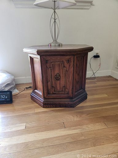 MaxSold Auction: This online auction features jewelry, ceramic plaques, Lefton, Norcrest and other figurines, vintage MCM side table, stackable chairs, linens, Memorex travel speaker, yard tools, lighting, kitchenware, jewelry-making supplies, brass items, costume jewelry, kitchen table set, office chair, Gardena pattern formal dining china set and much more!