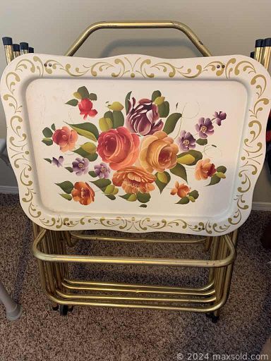 MaxSold Auction: This online auction features Leather Chairs, Ferrari Collectibles, NIB Microwave, Security Lights, Exercise Equipment, Lps, Foosball Table, Bunk Beds, Camping Gear, Wet Suits, Vintage Glass Swag Light and much more!