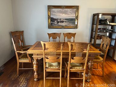 MaxSold Auction: This online auction includes a tool chest, sofa, tables, dresser, chairs, bookshelves, coffee table and others, mirror, stationery, mirror, kitchenware, small kitchen appliances, tools, hardware, decor, luggage, linens, clothing, accessories, china, seasonal decor, yard tools, Webster air compressor and more!