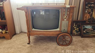 MaxSold Auction: This online auction features patio furniture, drop front desk, rooster collectibles, teacup/saucer sets, milk glass, TV, antique washstand, refrigerator, upright freezer, rolling tool chest, hand tools, small kitchen appliances, costume jewelry, watches, women’s clothes & shoes, sewing machine, cameras, office supplies, Ethan Allen furniture, sewing supplies and much more!