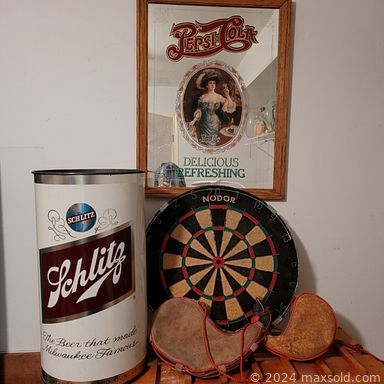 MaxSold Auction: This online auction features sofa & loveseat, art pottery, framed wall art, figurines, teacup/saucer sets, small kitchen appliances, decorative plates, art supplies, vanity, collector plates & spoons, oak bedroom furniture, stein, shelving units, vintage roll top desk, TV, vinyl records, wine making supplies, power & hand tools, ping pong table, mini-fridge, musical instruments, camping gear, golf clubs, sewing machines, jewelry and much more!