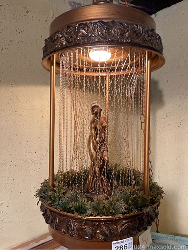 MaxSold Auction: This online auction features wall sculpture, La-Z-Boy recliners, TV, small kitchen appliances, exercise equipment, antique sewing machine, jewelry armoire, vintage costume jewelry, board games, vintage toys, vintage rain lamp, antique vanity, secretary desk, vintage TV, vintage school lockers, NIB sports figures, salt & pepper shakers, hockey memorabilia, sports trading cards, fishing gear, fire pit, BBQ grill, patio furniture, hand & power tools and much more!