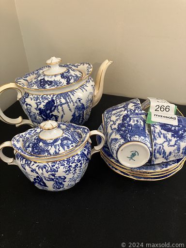 MaxSold Auction: This online auction features wine racks, teacup/saucer sets, area rug, vintage Kroehler dressers, cedar chest, TVs, decanter, decorative plates, home health aids, office supplies, desk, small kitchen appliances, golf accessories, fitness gear, yard tools, and more!!