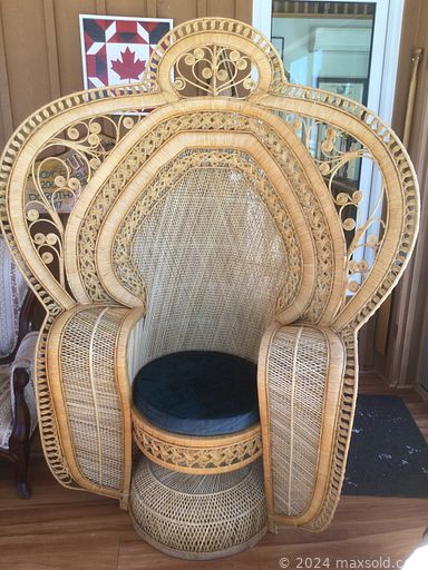 MaxSold Auction: This online charity auction features furniture such as rattan peacock chairs, vintage display case, antique Queen Anne chair, antique wall hutch, vintage TV tables, weight bench, shelving units, corner stand and others, kitchenware, small kitchen appliances, cross country skis, lamps, wall art, board games, tea set, books, tools, gift certificates, electronics, felting machine, vinyl albums, wall art, vintage stamps, jewelry, blankets, vinyl records, flags, aprons and much more!